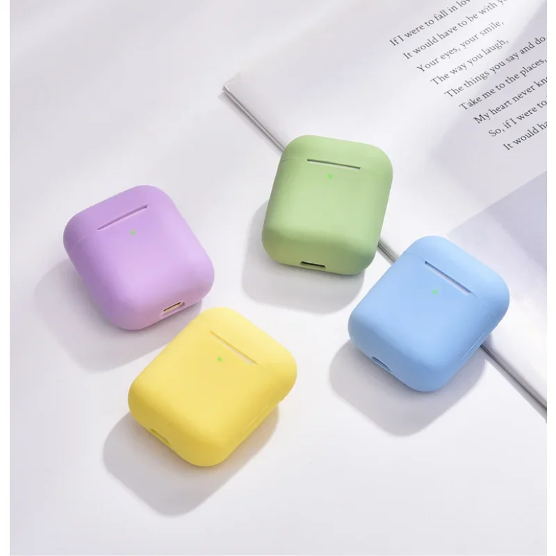 17 Farben weicher Silikons chutz für Apple Airpods 1 2 Fall Air Pods Fall Kopfhörer hülle Airpod 1 2 Fall