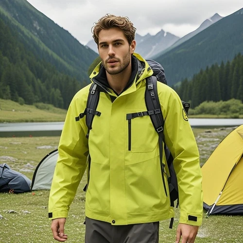 Chaquetas Softshell para hombre, chaqueta impermeable con cremallera y capucha, abrigos con bolsillos con cremallera, ropa para senderismo y acampada para hombre 2025