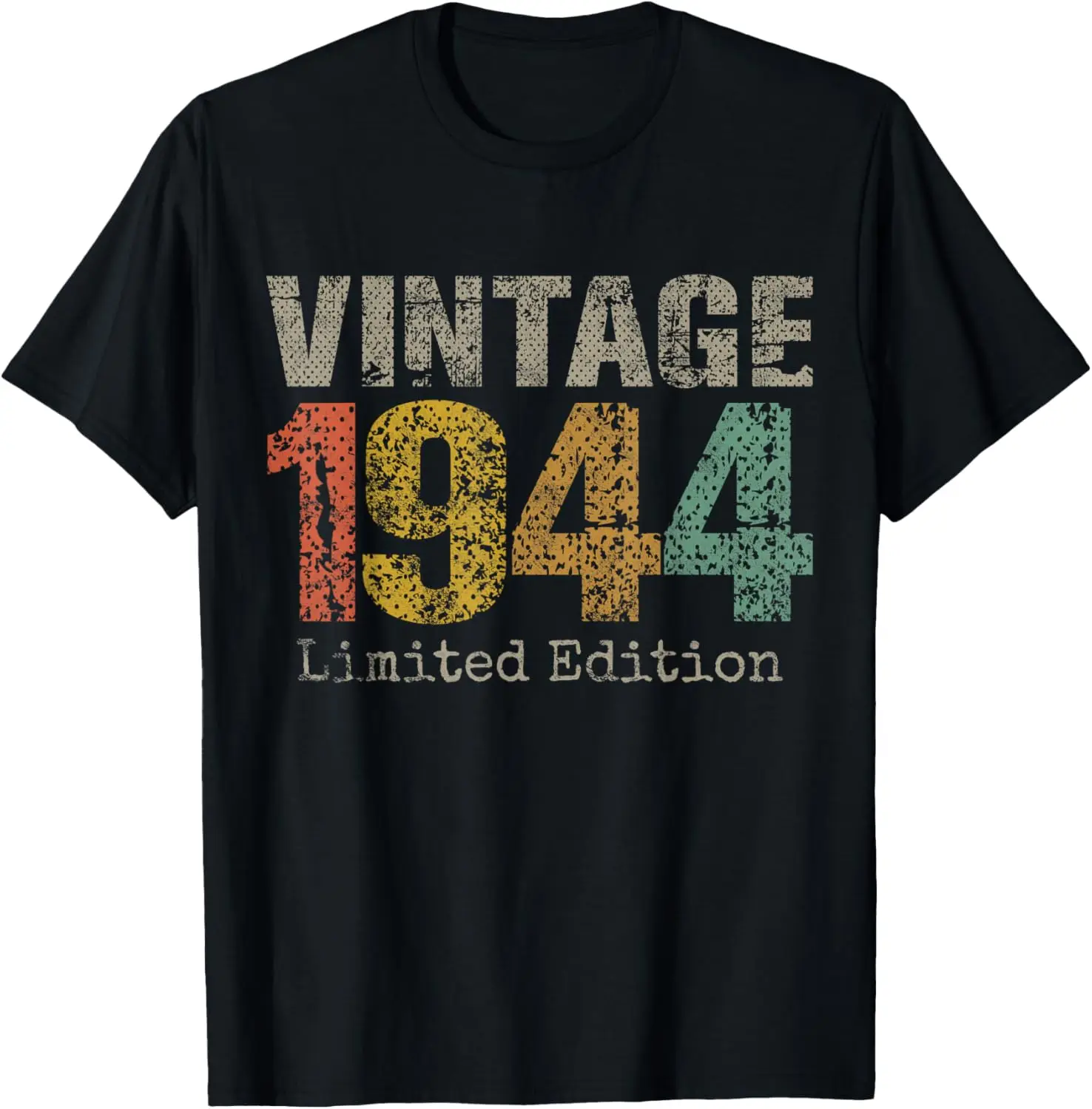 Vintage 1944 80th Birthday Gifts 80 Year Old For Men Women T-Shirt