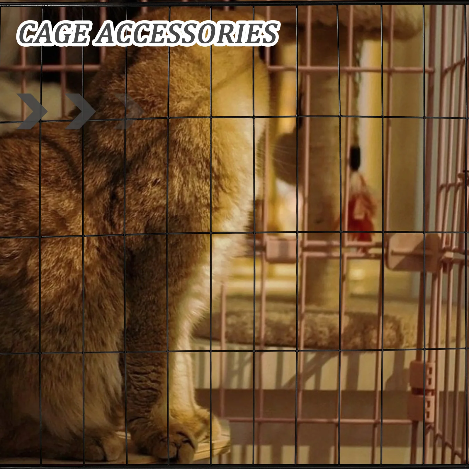 

Pet Cage Accessories Iron Mesh Sheet Diy Assemble For Dog Cat Rabbit Wire Fence Playpen Door Panel Detachable Pet Cage Door