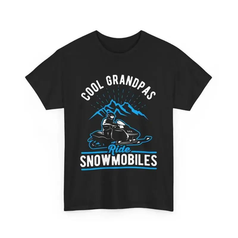 Grandpa Snowmobile Cool Grandpas Ride Snowmobiles T Shirt