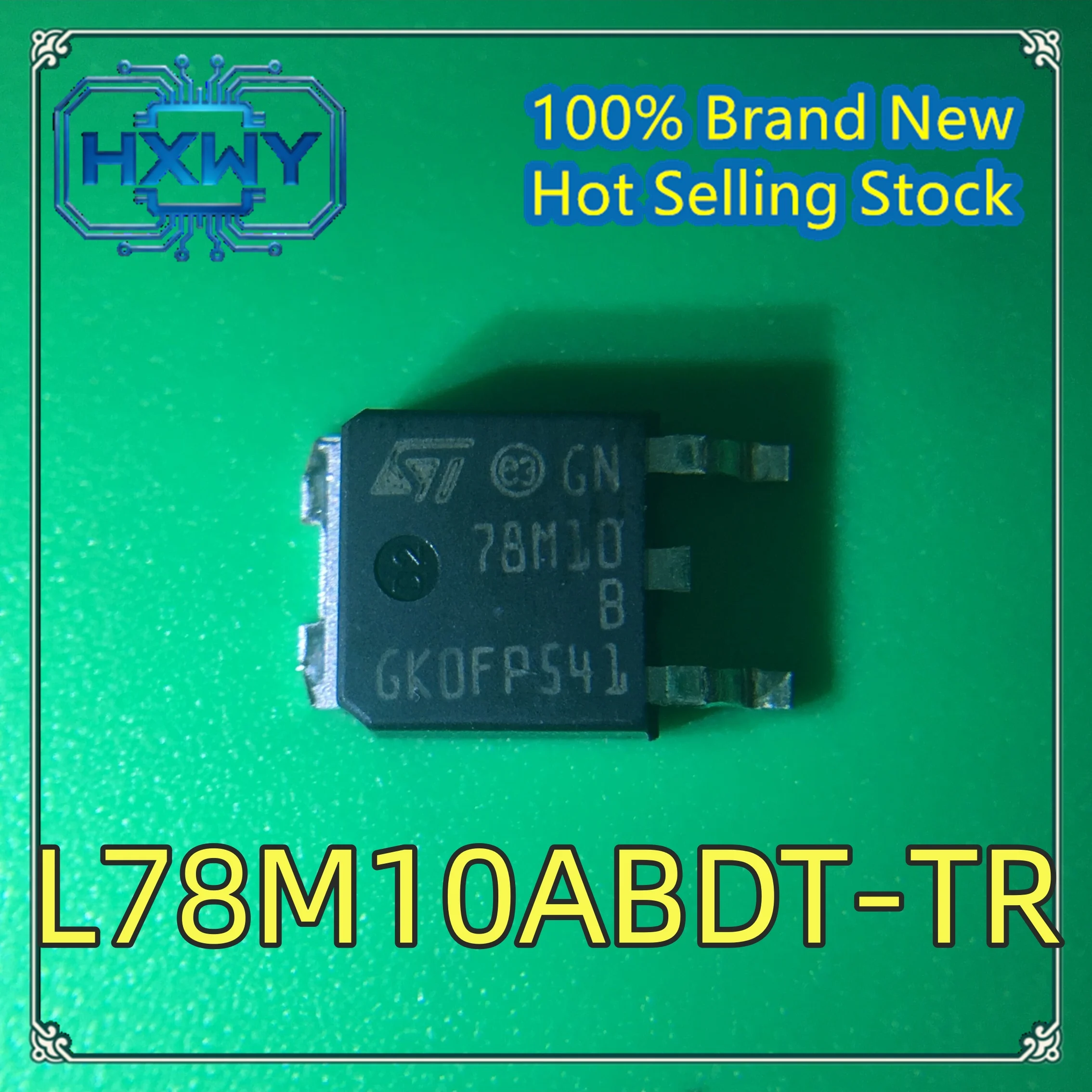 (10/50 pieces) L78M10ABDT-TR Silkscreen 78M10B SMD TO-252 Linear Regulator Imported In-stock Hot Sale Can Be Purchased Directly