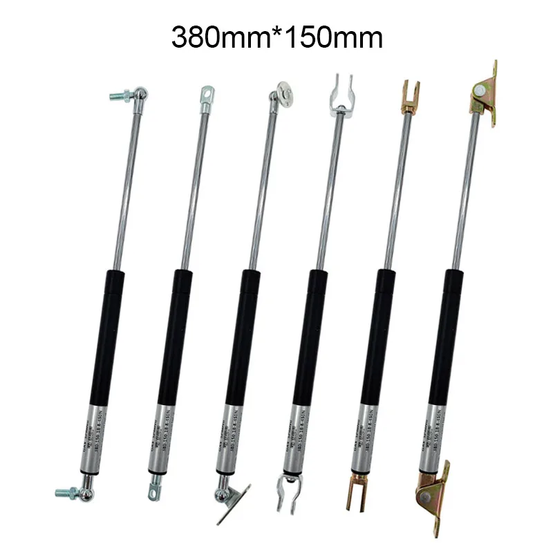 18*8 Rod Gas spring folding hinge 50N-500N/5kg-50kg Force lift support Hole Center Distance 380mm stroke distance 150mm