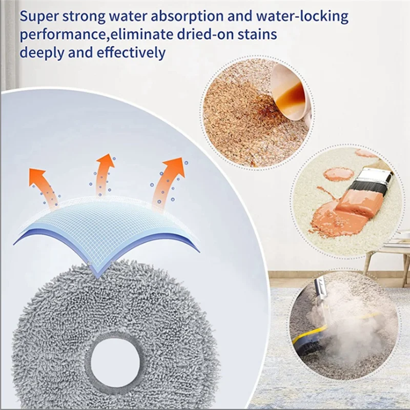 A24P 23PCS For Dreame L10s Pro Ultra Heat Vacuum Cleaner Spare Parts Main Side Brush Hepa Filter Mop Cloth Dust Bag