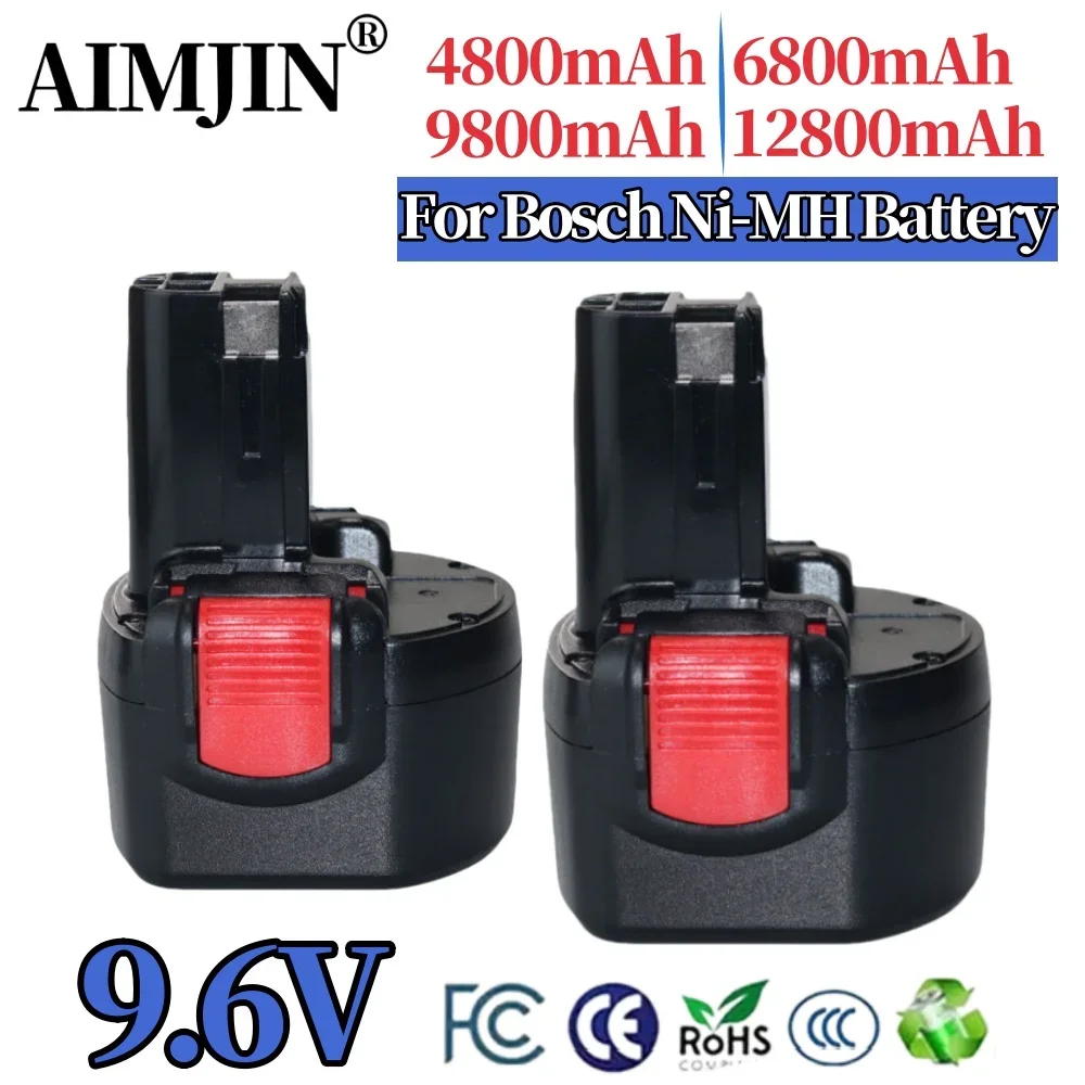 

For Bosch 9.6V 6800mAh NI-MH Replacement Battery PSR 960 BAT048 BAT100 BAT119 BH984 BPT1041 23609 32609 PSR960 GSR 9 6V E-2 GSR