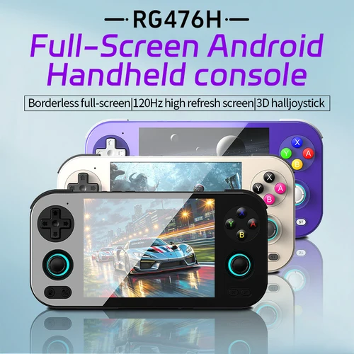 ANBERNIC RG 476H consola de juegos portátil Android 4,7 ""HD multitáctil pantalla completa disparadores Hall Wifi reproductor de videojuegos Retro RG476H