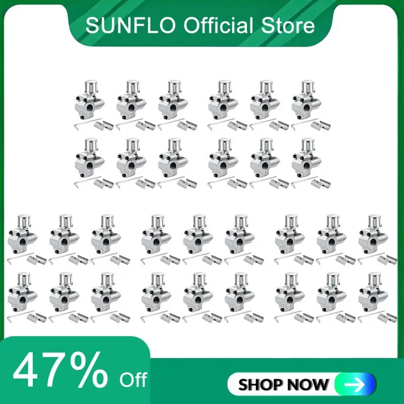 

SUNFLO 30Pack BPV-31 Пирсинг Valve Line Наборы кранов Регулируемый клапан для кондиционеров HVAC 1/4 дюйма, 5/16 дюйма, 3/8 дюйма