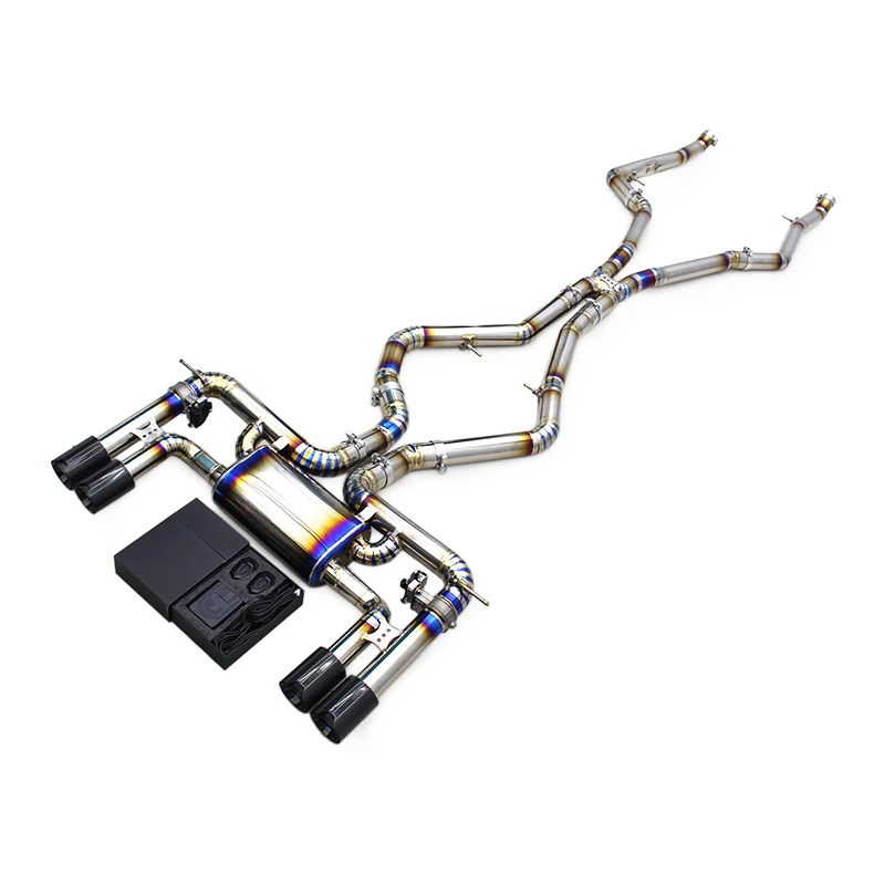 

Custom Titanium Pipes Exhaust System For BMW X5M/X6M F85/F86 4.4TT 2015-2019 Racing Car Valvetronic Exhaust System Escape