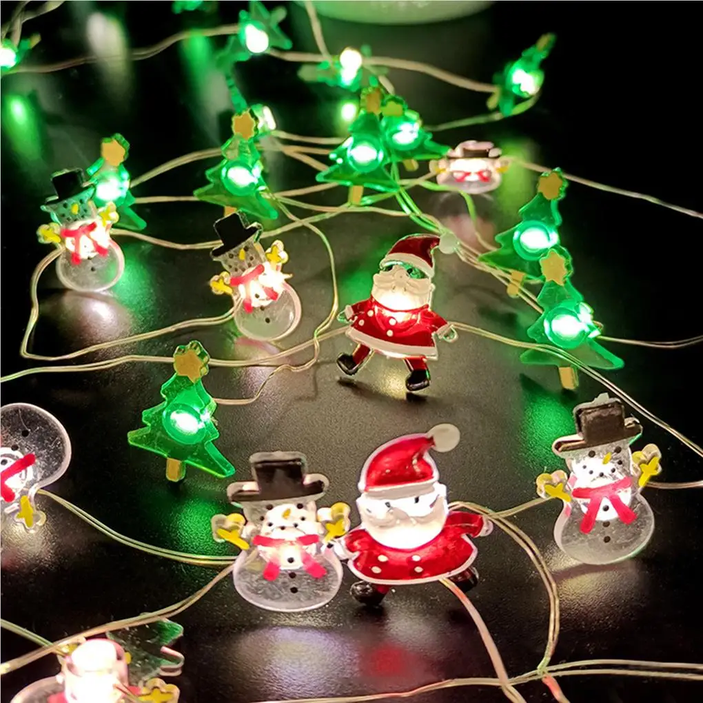 

Christmas Light String Party Decor Holiday Decors Indoor Outdoor Scene Layout Landscaping Prop Xmas Lamp Festival Adornment