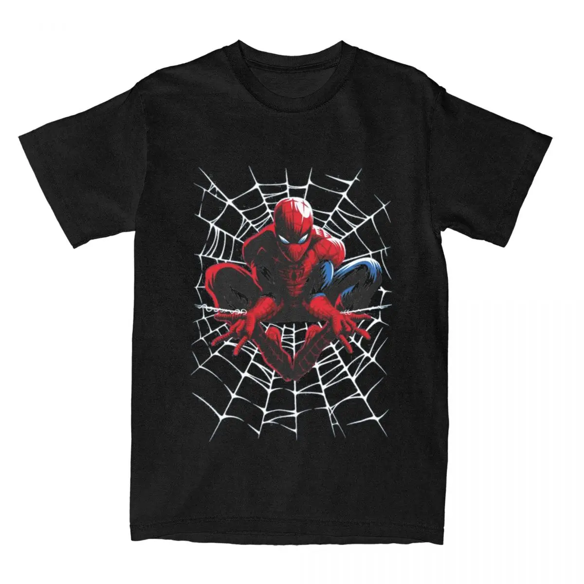 Men Women Superhero Spider Man Shirt Merch Novelty Cotton T Shirt Tee Clothes Birthday Present