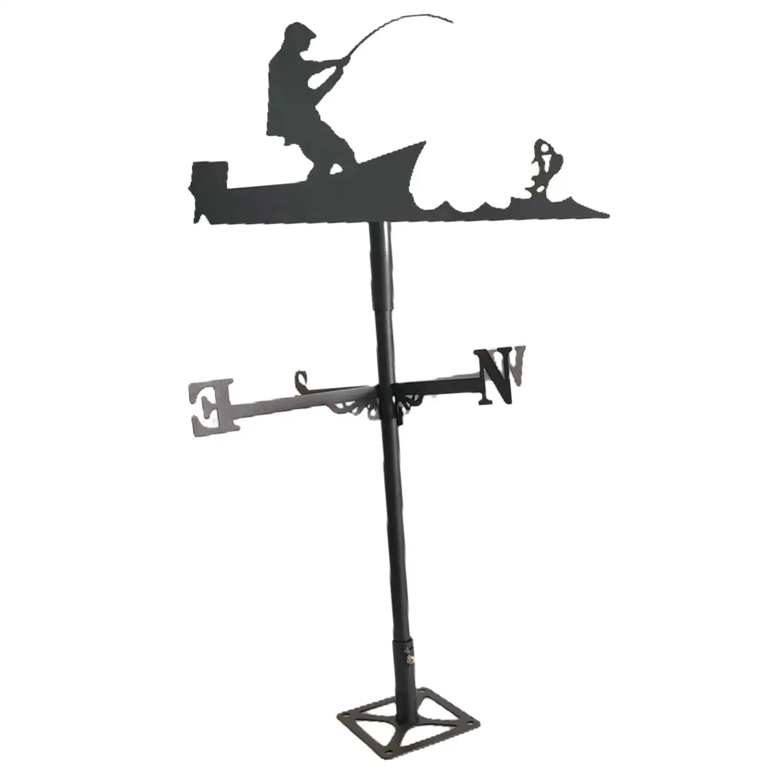 

Weathervane Roof Mount Weather Vane Outdoor Yard Garden Farm Decor 50cm