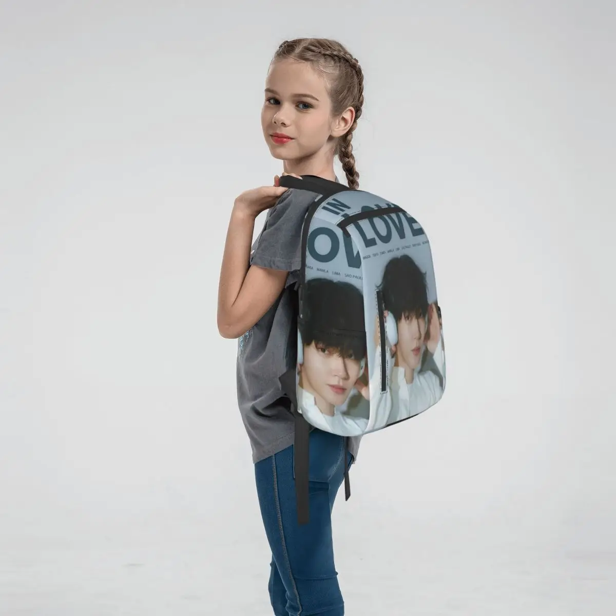 Hwang In Yeop Actor Korean Backpack Large Capacity Kids BookBag School Bag Shoulder Bags for Men Women