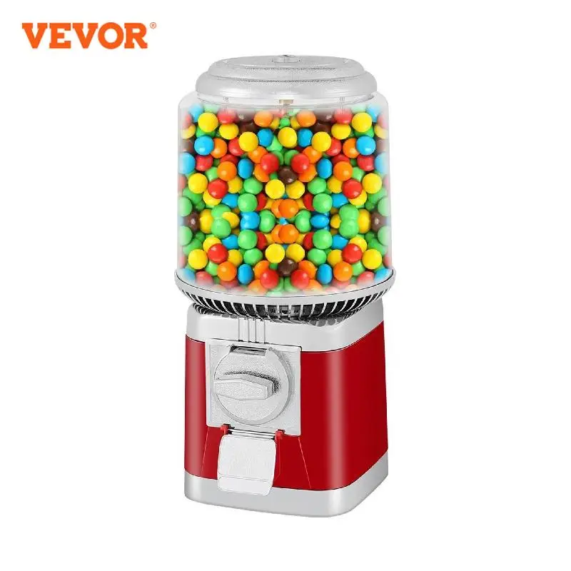 

VEVOR Gumball Machine Candy Vending Machine Commercial Gumball Vending Machine with Adjustable Outlet Size for Home Gaming Store