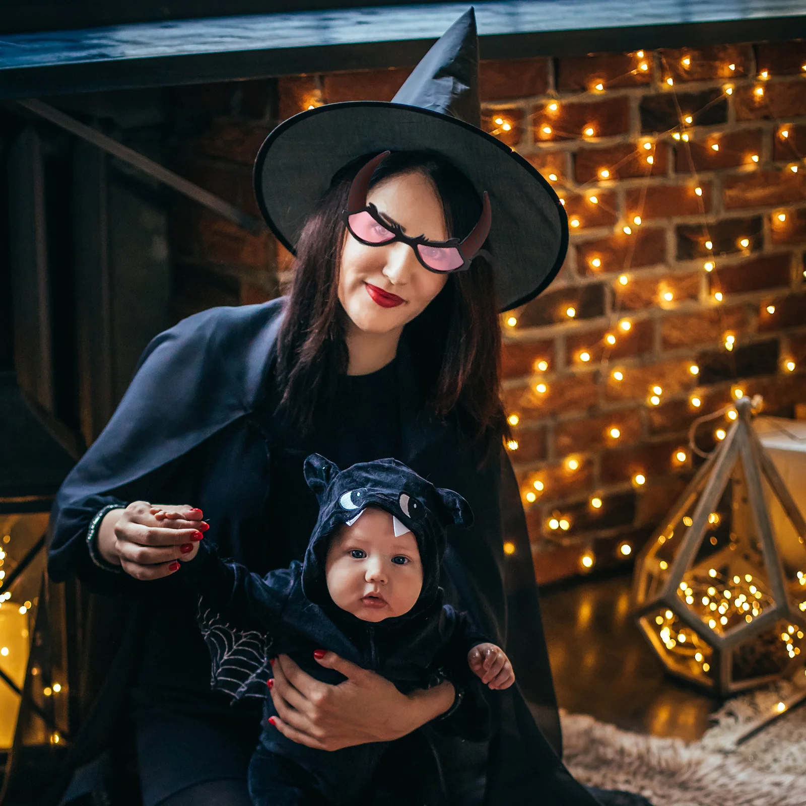 

Halloween Skull Ghost Glasses Horn Spooky Eyewear Decorations Party Photo Booth Props Festival Costume Eyewear