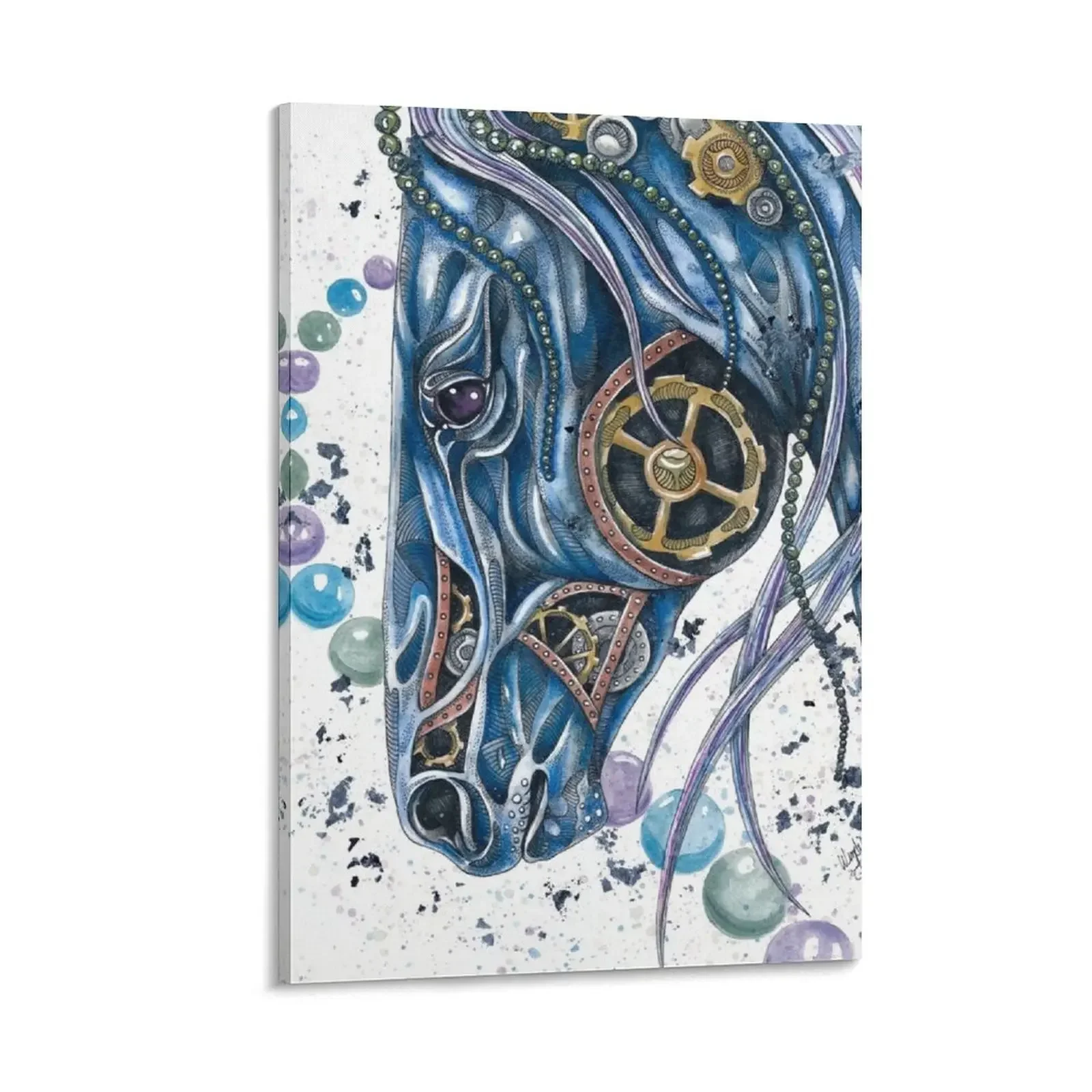 

Steampunk Horse Canvas Painting room decorations for girls house decorations aesthetic room decoration aesthetic room