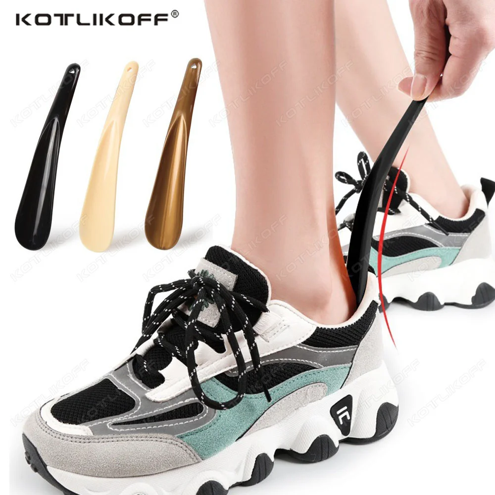 Plastic Shoe Horn Professional Kids Small Shoehorns Travel Shoe Horn portable lazy Mini Shoe Horns Aid Tool Shoe Accessories