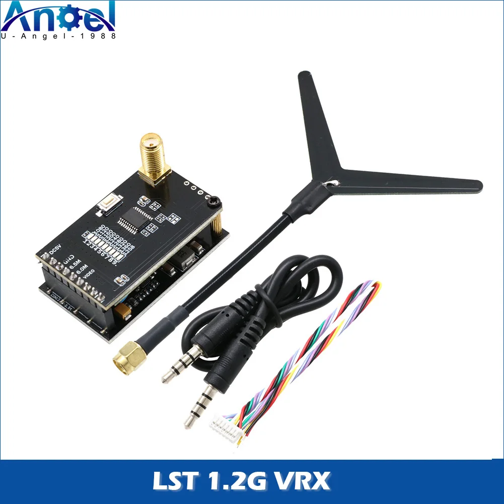 

Модуль видеопередатчика LST 1.2ГГц 1Вт 1.6Вт 2Вт 2-8S с переключаемой мощностью, 1.2Г 8-канальный видеоприемник VRX, корпус с теплоотводом для запчастей FPV дронов на радиоуправлении