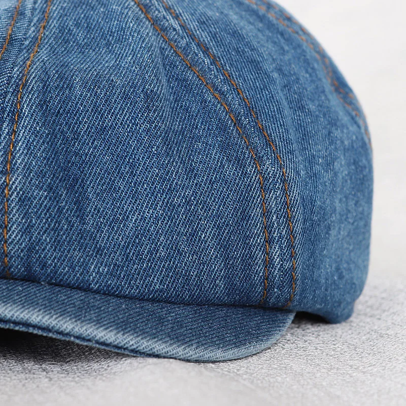 2024 Classic Kids Denim Hat for Boys Girls Adjustable Vintage Cowboy Cap Children Beret Hats Korean Baby Accessories 2-12 Years