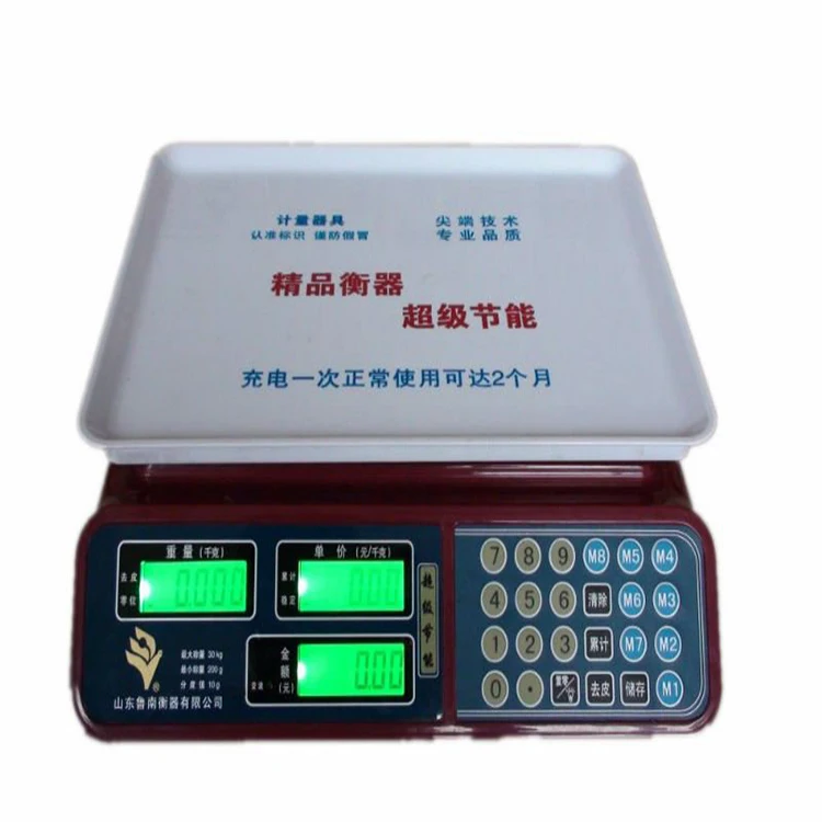 30kg Weight Scale, Valuation Scale, Digital Weighing and Counting Scale