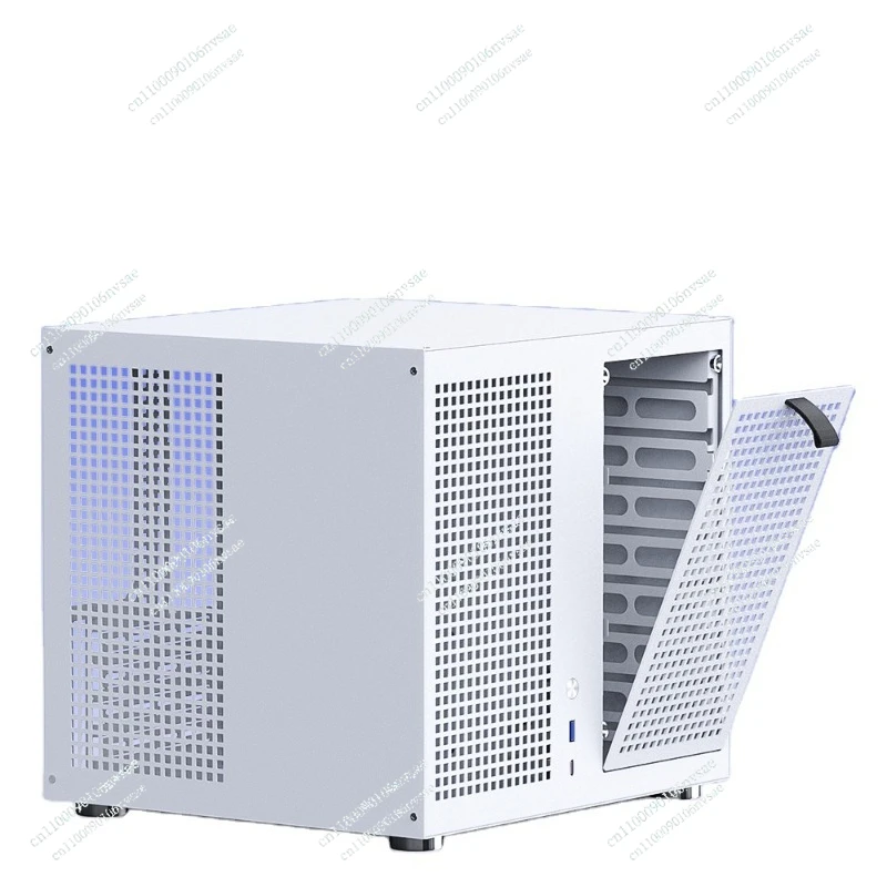 

New upgraded multi-scenario universal computer case NAS computer aluminum alloy case upright with power supply