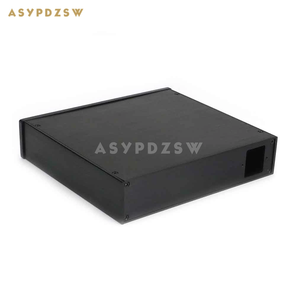 BLACK 2204 Aluminum Preamplifier enclosure DAC case Headphone amplifier chassis