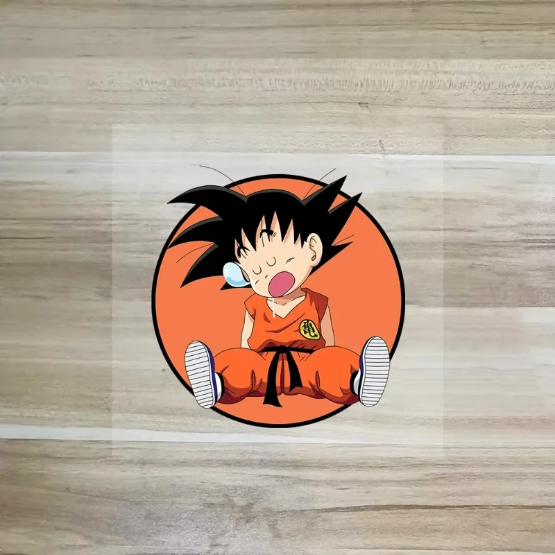 2 uds Dragon Ball parches ropa pegatinas de transferencia de calor Son Goku camiseta parche para planchar calcomanías pegatinas niños niñas ropa DIY