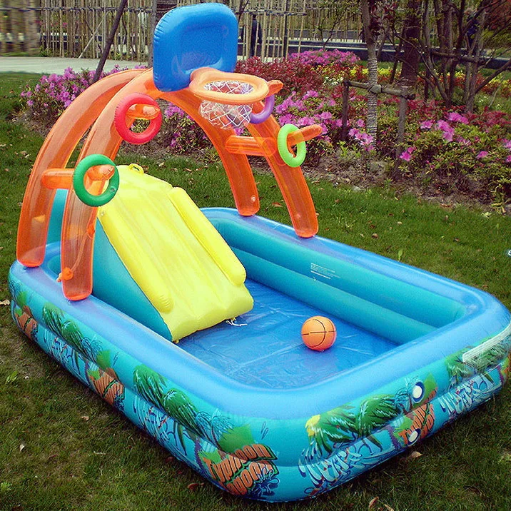 

Inflatable Ocean Ball Pool; Baby Play Pool; Children's Slide; Swimming Pool; Spray Water; Thickened Sand Pool
