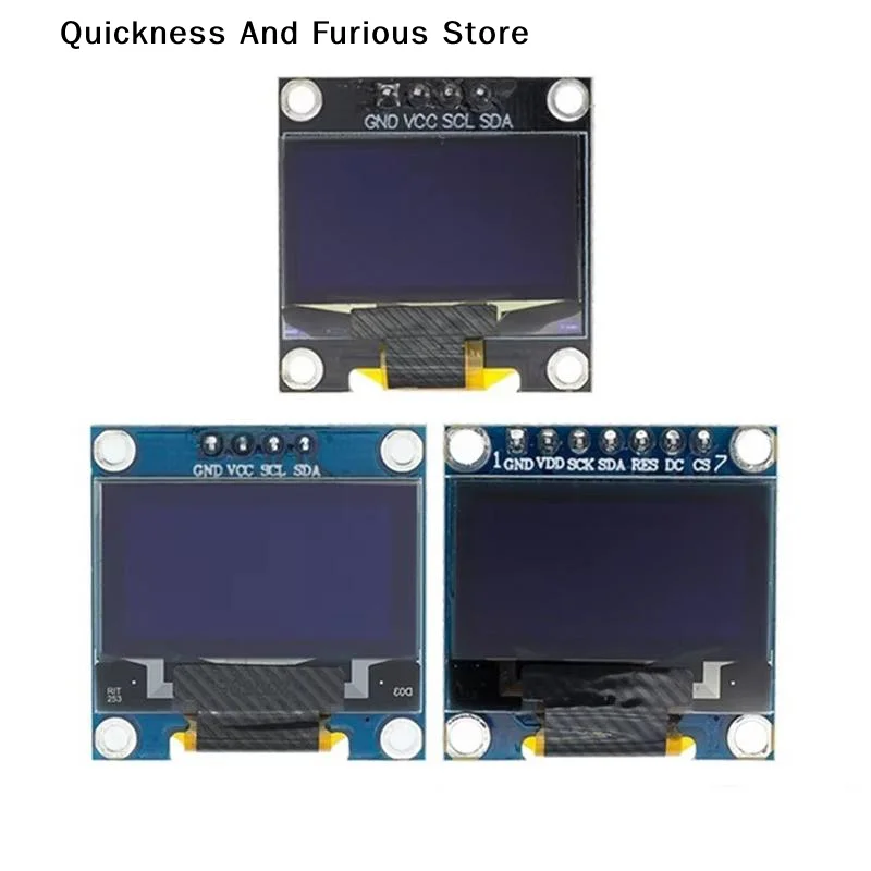 【TO】0.96 Inch OLED Display Module I2C IIC Serial White Screen 128x64 SSD1306 Driver Board Compatible With ESP32 STM32 For