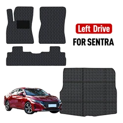 Custom 3D car floor mat For Nissan Sentra For Nissan Sylphy 2020-2023 Custom Auto Luxury Leather Car Floor Mat