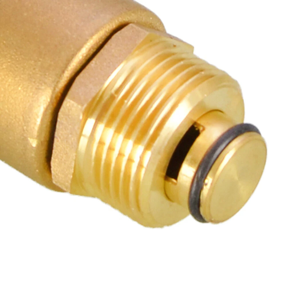 النحاس 1/2 "3/4" 1 "BSPT التلقائي تنفيس الهواء النازف زجاجة صمام ذكر الموضوع ل سخان المياه بالطاقة الشمسية أدوات قيمة تخفيف الضغط