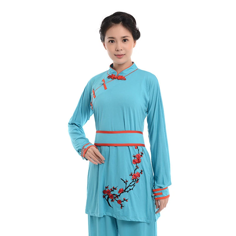 Women's Tai Chi Uniform Spring Summer New Chinese-style Martial Arts Performance Practice Suit Moisture-wicking Breathable