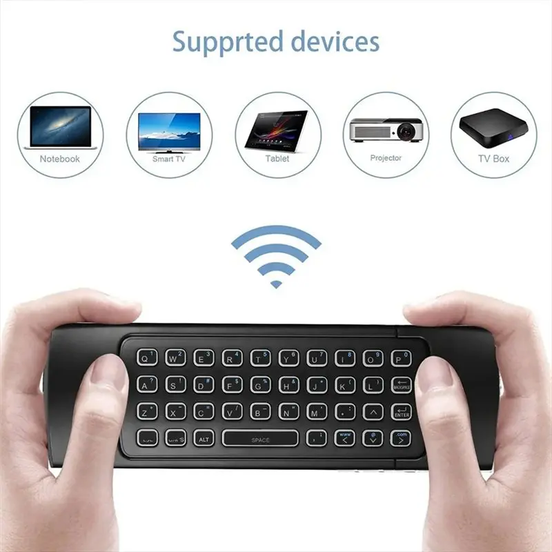 X12A-2.4G Wireless Remote Control With Keyboard MX3 Intelligent Remote Control Backlight For Set-Top Box Smart TV