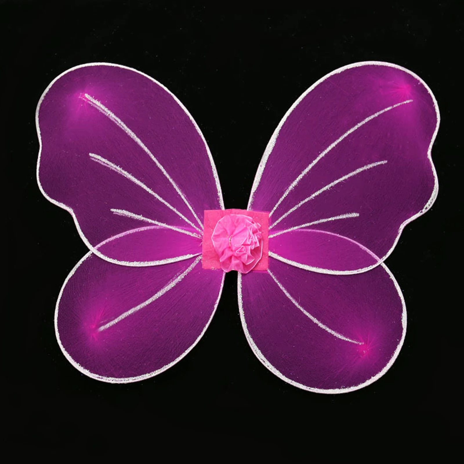 

Butterfly Fairy Costume Props for Kids Party Dress Up Fairy Wings For Girls Play Purple Girls Toddler Masquerade Accessories