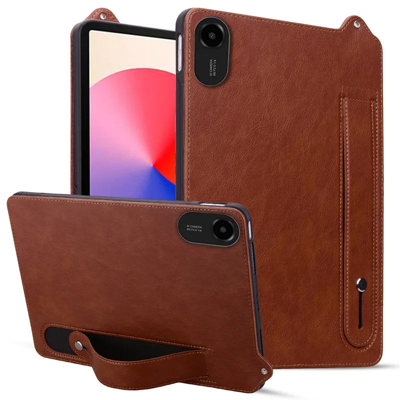

Funda for Xiaomi Redmi Pad 2 Case with Hand Strap PU Leather TPU Back Tablet for Redmi Pad 2 2025 Cover 11 inch Capa