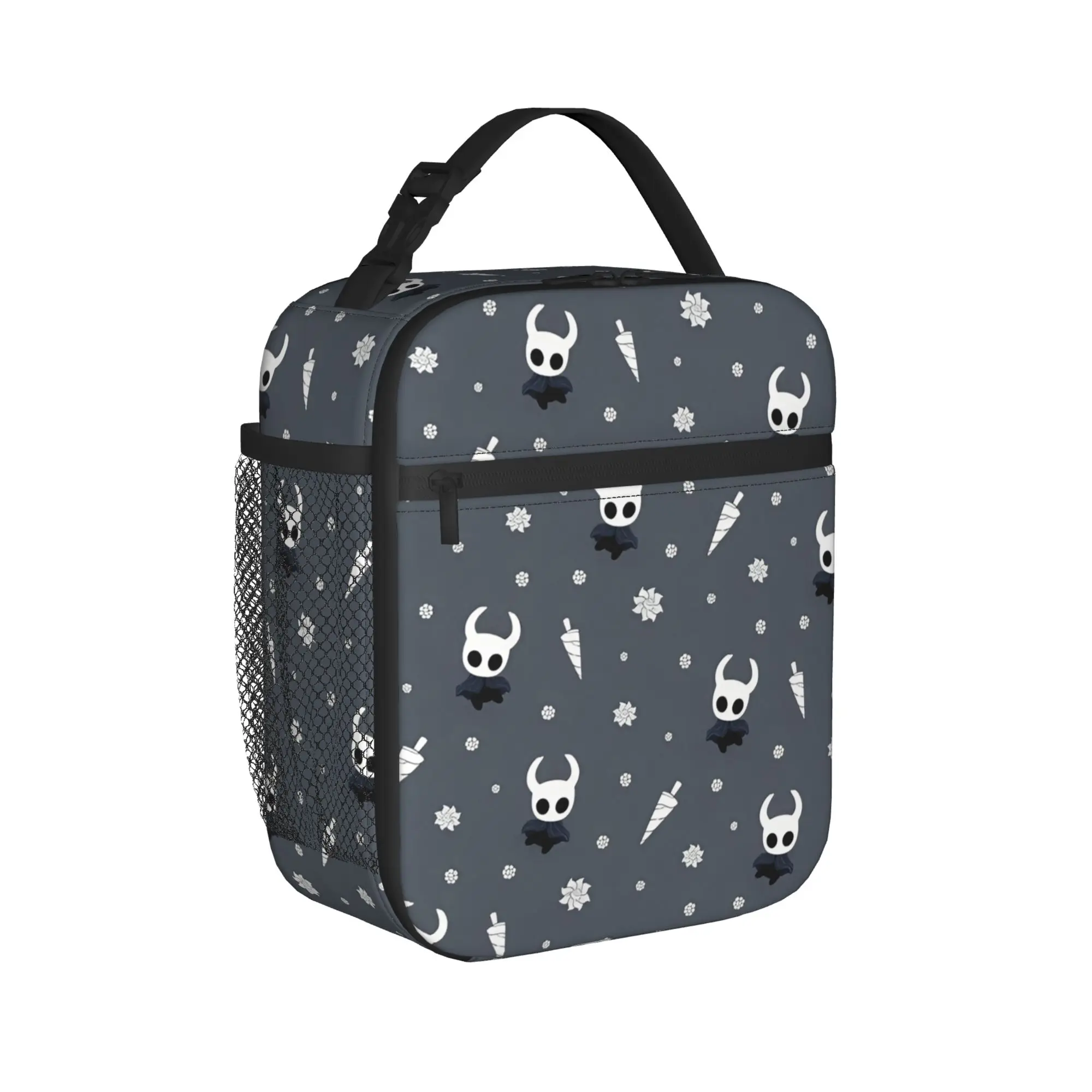 Hollow Knights Cartoon Thermal Insulated Lunch Bag for Picnic  Portable Food Container Bags Thermal Cooler Lunch Box