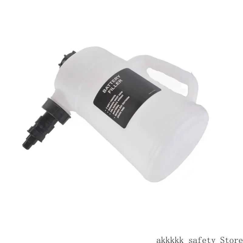 XXFF Professional Battery Maintenance Jugs 2L Capacity Automotive Fluid Dispenser with Comfortable Side Handles for Vehicles