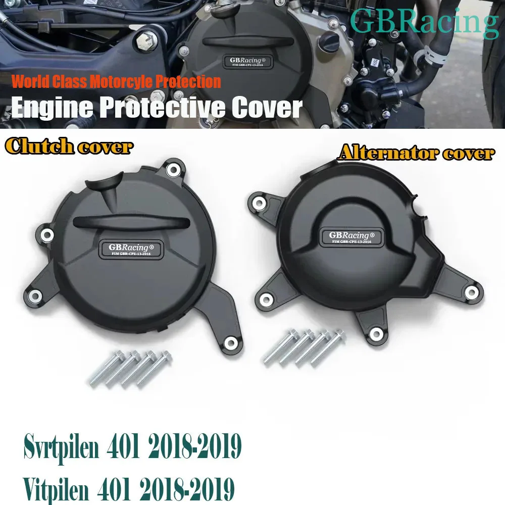 حماية شاملة لـ Husqvarna SVARTPILEN / VITPILEN 401 2018-2019 غطاء حماية محرك الدراجة النارية