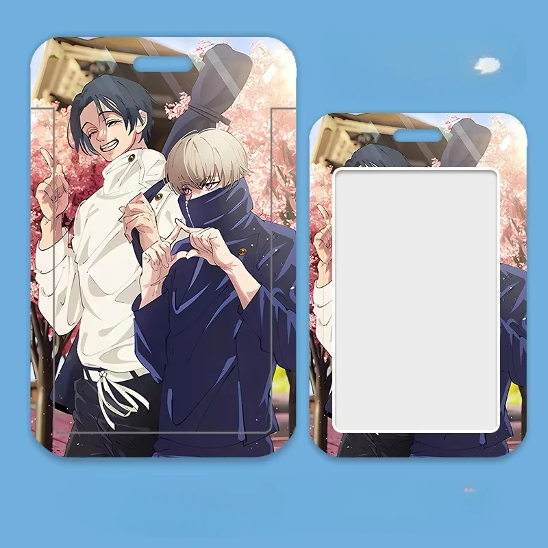 Anime Character Cartoon Pattern Card Holder Student Campus Card Protective Cover