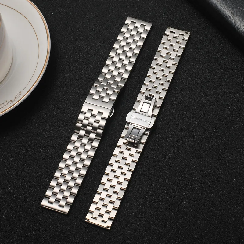 18 19 20 21 22 24 26mm Stainless Steel Watch Strap Replacement for Universal Waterproof Watch Bracelet Accessories with Tool