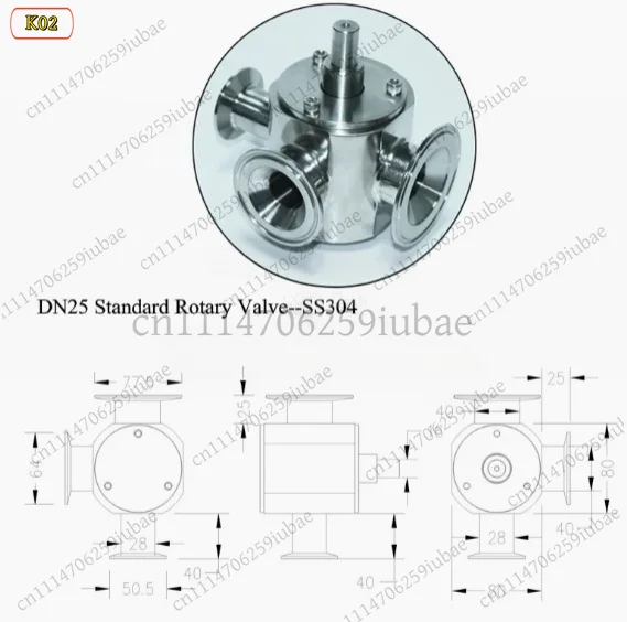 for SHENLIN SS304 Stainless Steel Paste Filling Machine Parts, Rotary Valve & Check Valve Replacement