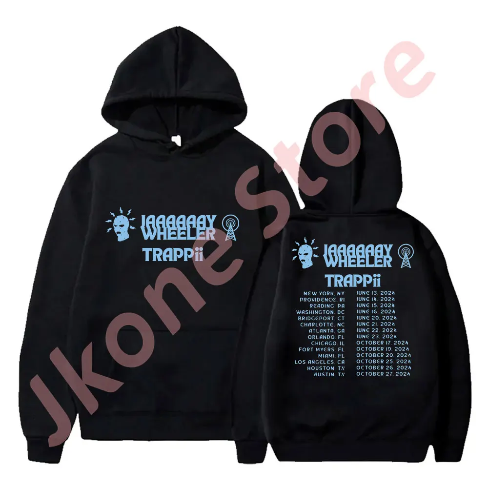 

Jay Wheeler TRAPPii Tour Merch Hoodies Winter Women Men Fashion Casual Hooded Sweatshirts Pullovers
