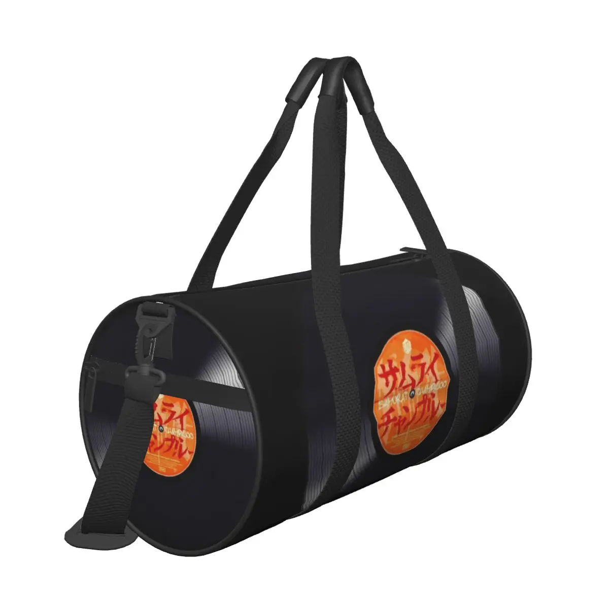 Hot Sale Samurai Champloo Vinyl Disc Travel bag Gym Luggage Travel Gear Bag