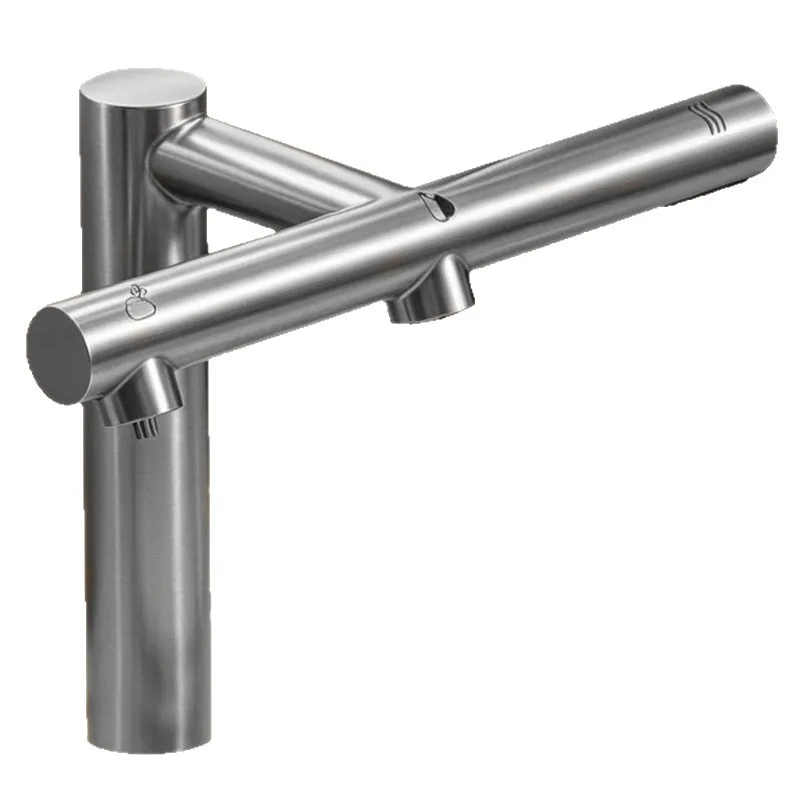 heightened model, three-in-one basin on the stage, induction faucet hand dryer, hand washing and drying machine