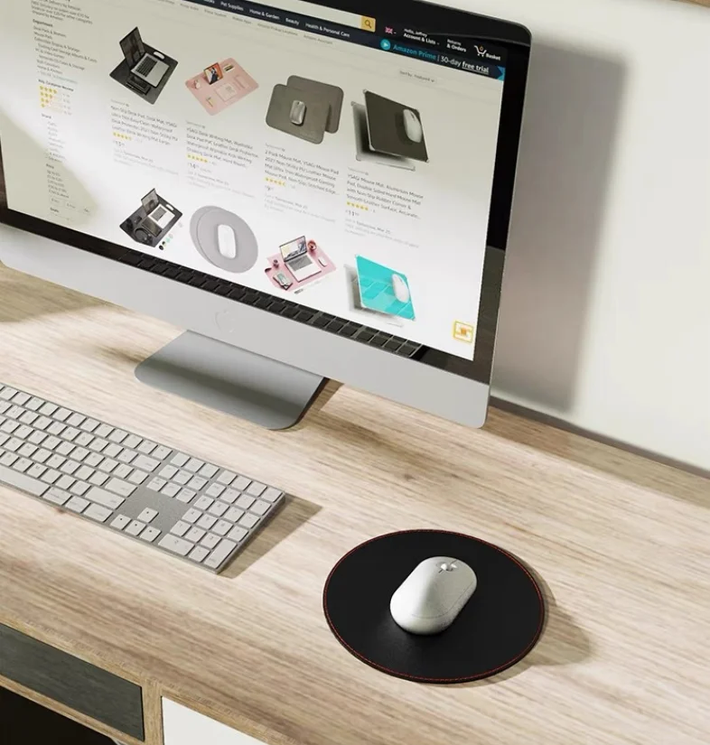 Alas Mouse PU Baru 22cm Anti-S - Leather Desk Pad ulasan dan harga