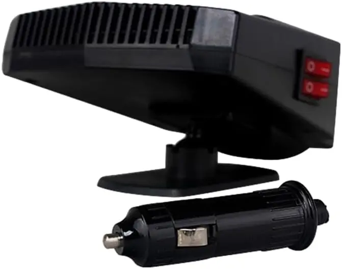 

Автомобильный вентилятор, быстрый нагрев, размораживание, антизапотеватель, 12 В, 200 Вт, мини-вентилятор охлаждения, регулируемый угол, портативный 2 в 1