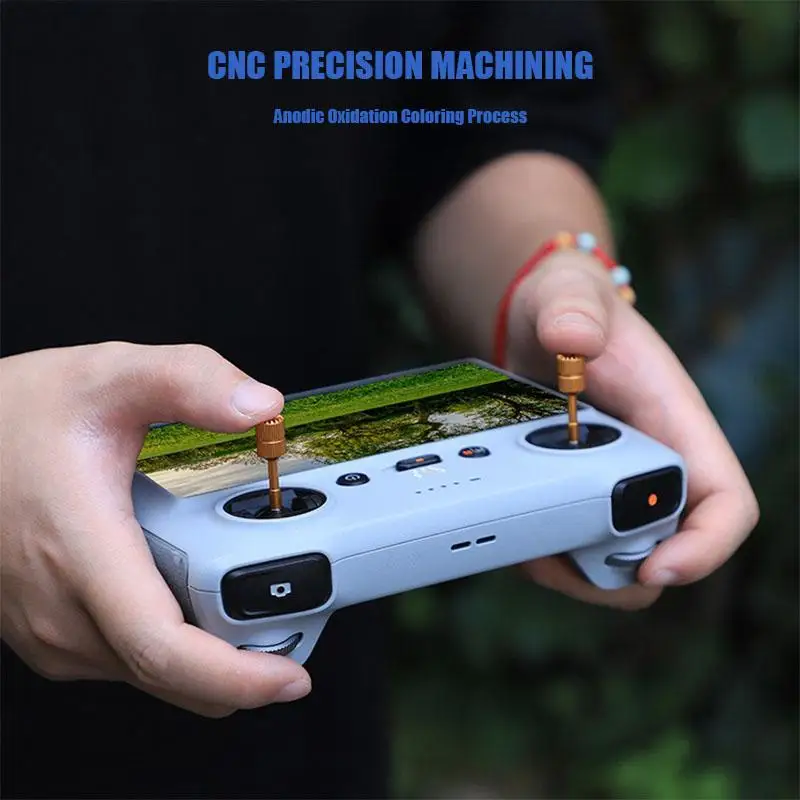 VOLODYMYR Extend Thumb Rocker Increase 8mm More Precise Control Joysticks Long Stick Rod for DJI MINI 3 Pro RC Remote Controller