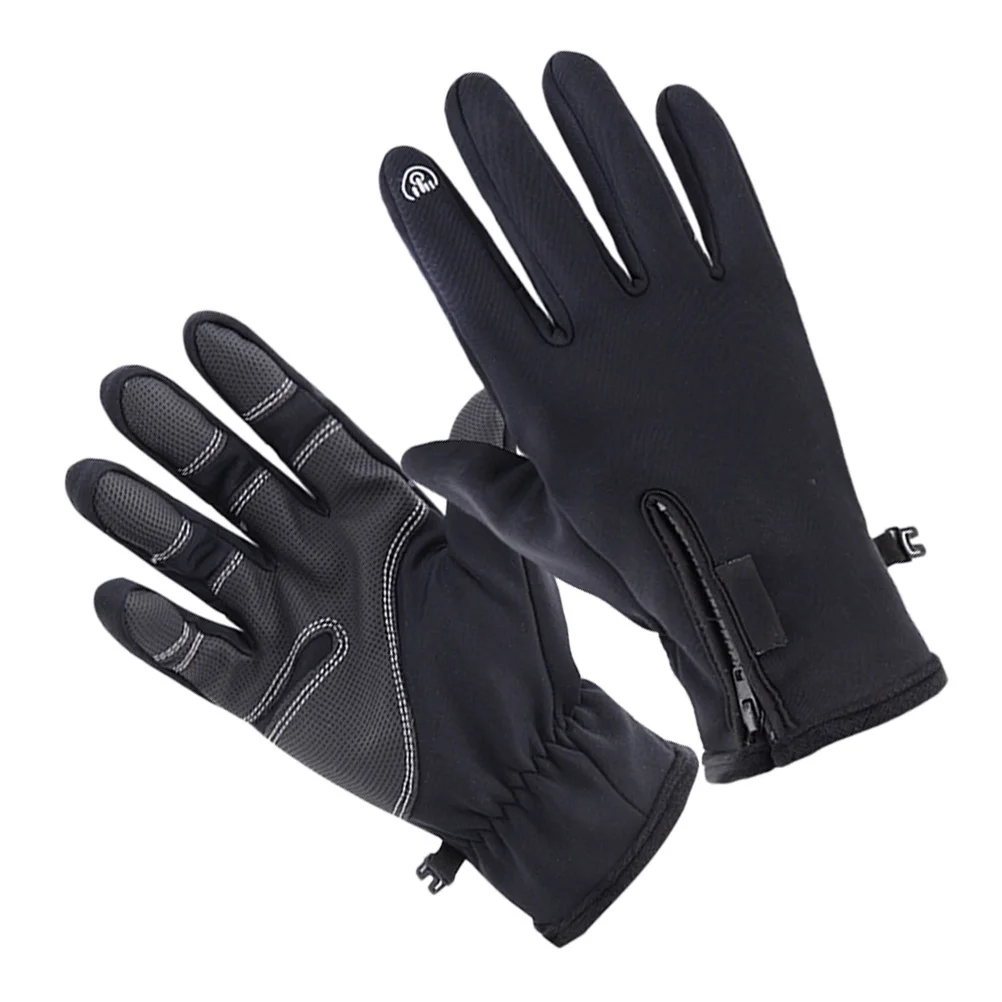 

1Pair Practical Gift Cycling Gloves Touch Screen Winter Waterproof Windproof Skid-Proof Bicycling Mitten Outdoor