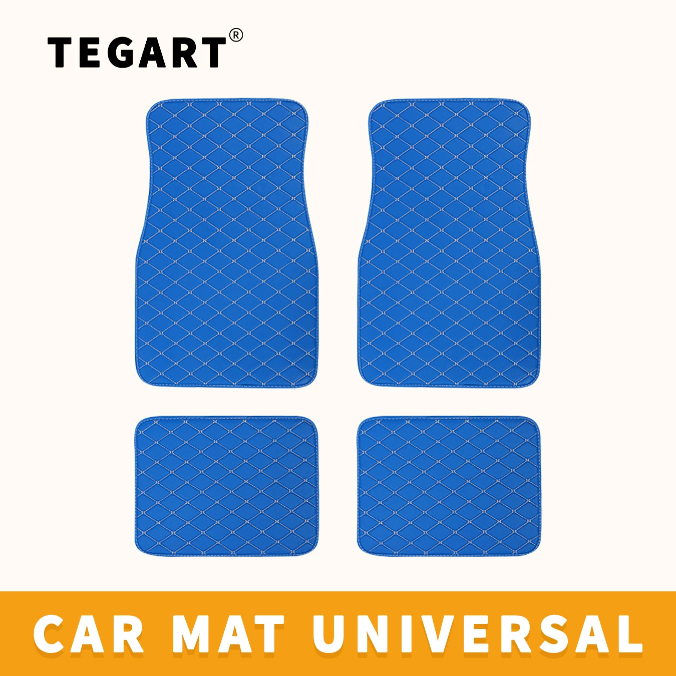 

4 Pcs Universal Waterproof Leather Car Floor Mats Auto Foot Pad Protector Interior Carpet Accessories Automobile NG03