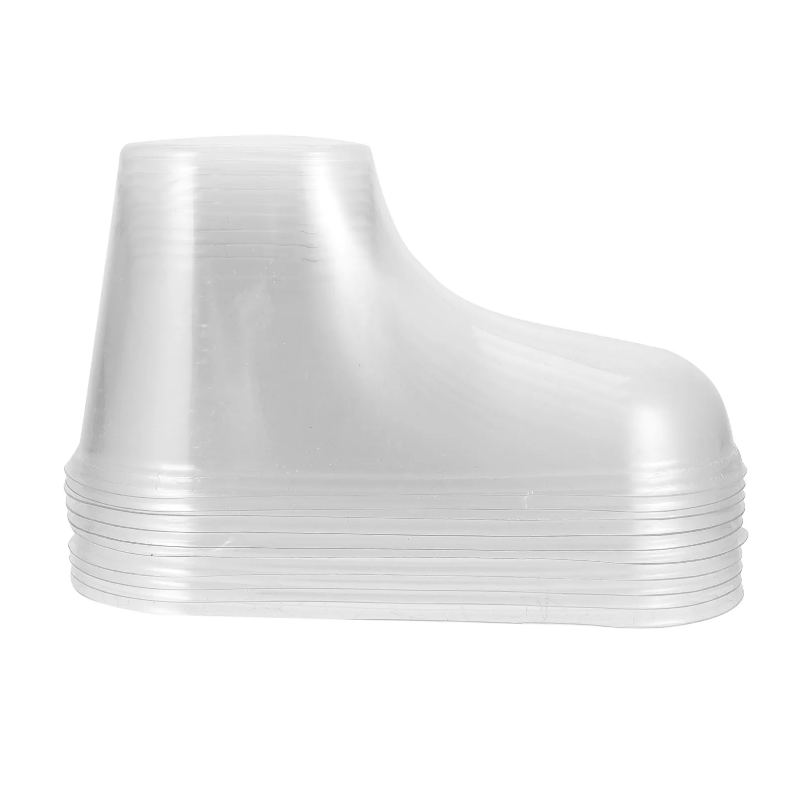 

10Pcs Transparent Baby Shoe Supports Shape Retaining Foot Models for Socks and Booties Strong Lightweight Display Stands Kids