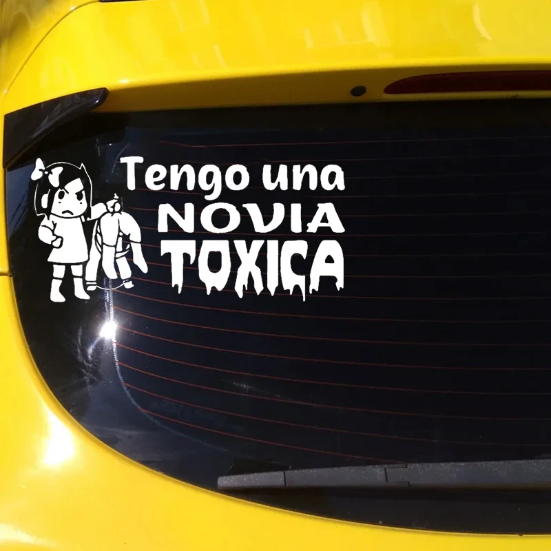 Tengo Una Novia Toxica Auto Stickers Vinyl Sticker Pegatinas Para Coche Auto Accessoires Kiezen Maat